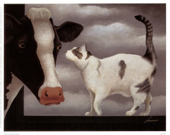 cat and cow